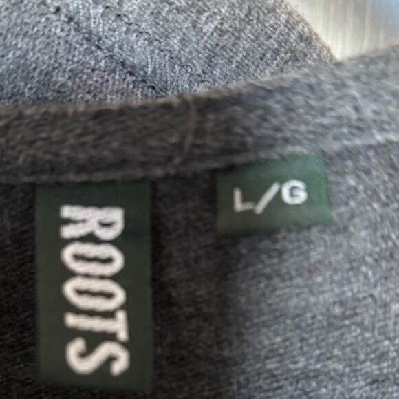 Hoodie - Roots Active Wear Woman's size: L - Dark Gray - Picture 10 of 10